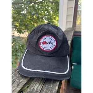 Vintage Corvette Chevrolet National Museum Adjustable Hat Cap Badge Patch GM